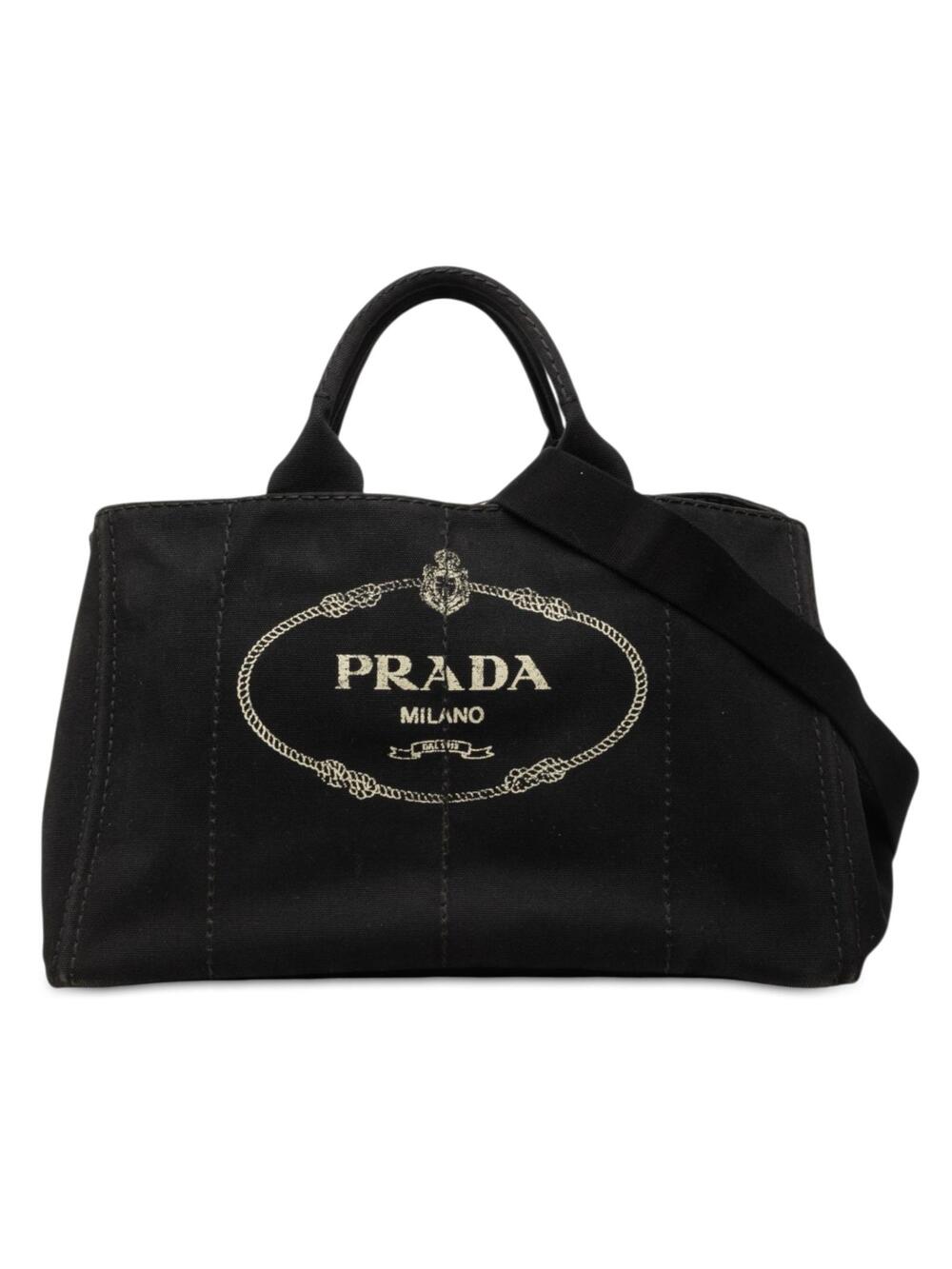 Prada Large Canvas Canapa Logo Tote #343658P63B